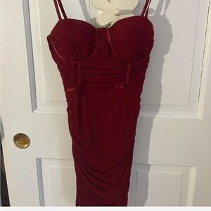 Windsor red mini dress size small